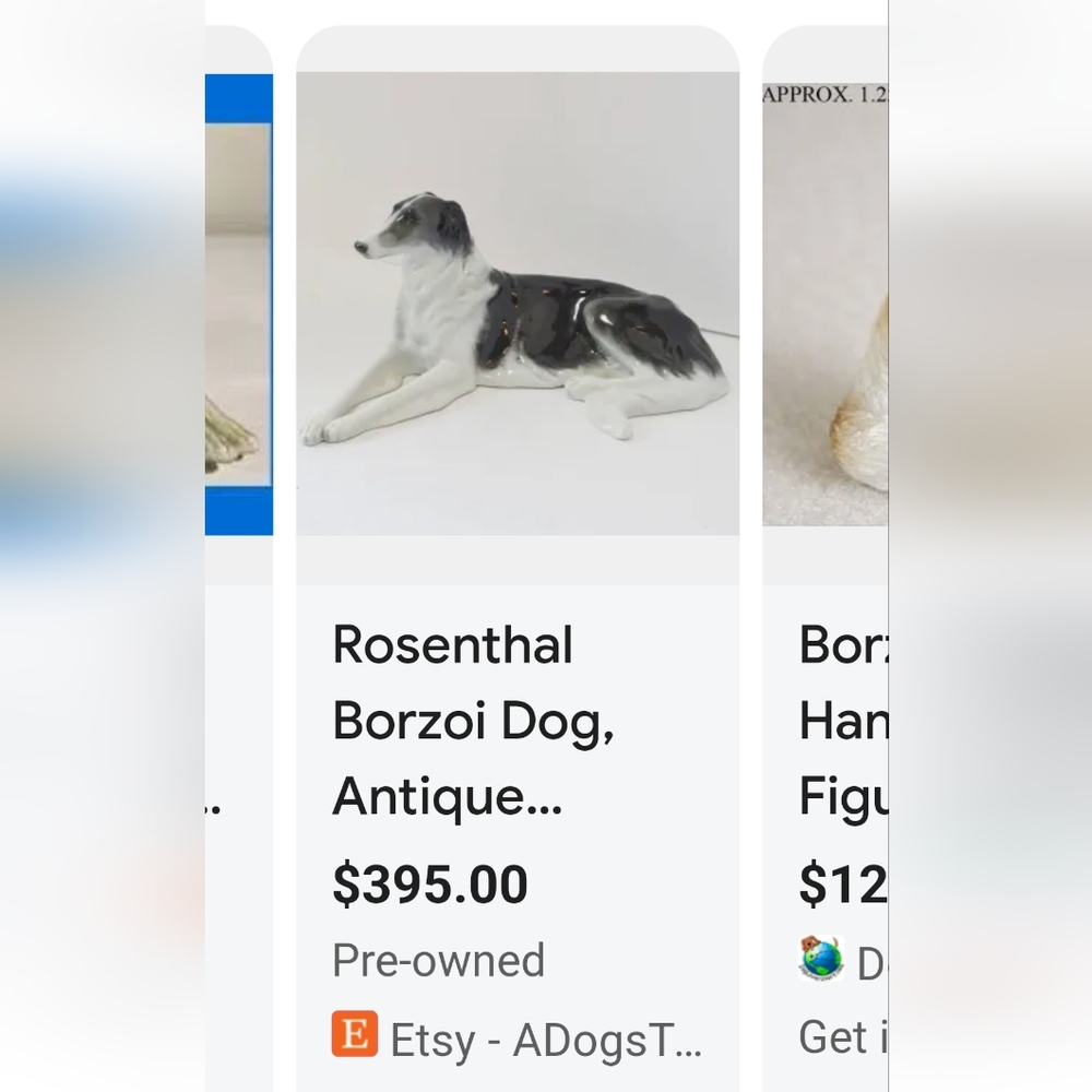 BORZOI Japanese ANTIQUE DOG PLATE - Picture 9 of 11